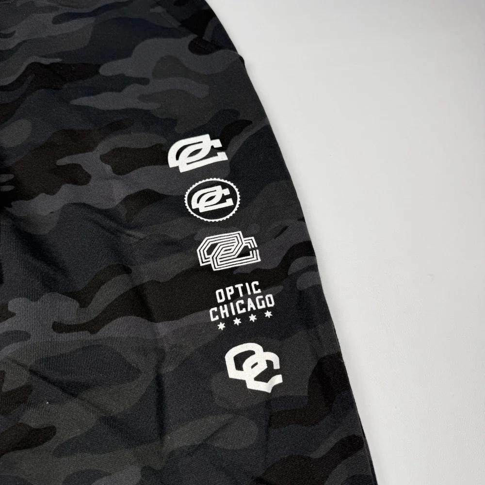 OpTic Gaming Chicago Sweatpants Mens Large Black Camo Jogger Pants Huntsmen